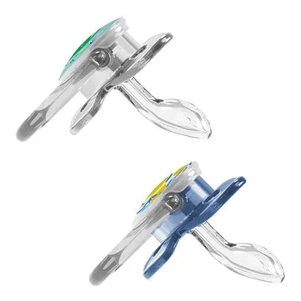 Dr. Brown's Pacifier Prevent Butterfly Soother - Stage 2 Blue (Pack of 2) (6 to 18 Months)
