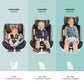 Moon Melhor Baby Seat Black Birth to 12 Years