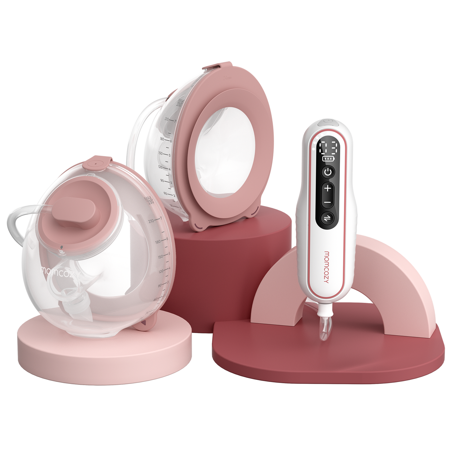 Momcozy Breast Pump V2 pro Red