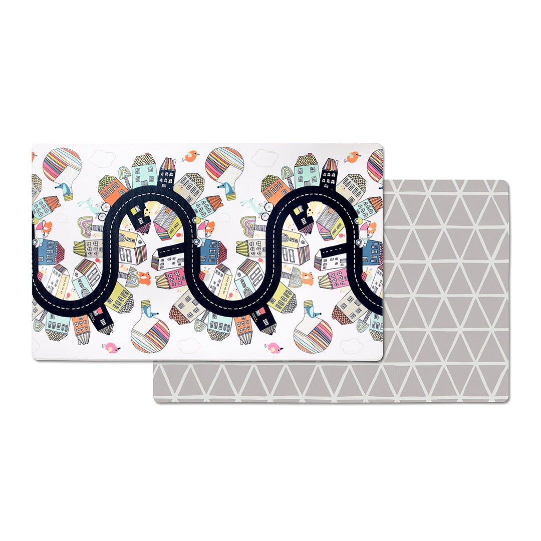 Skip Hop Playgym & Mats Doubleplay Reversible Playmat Distressed Box