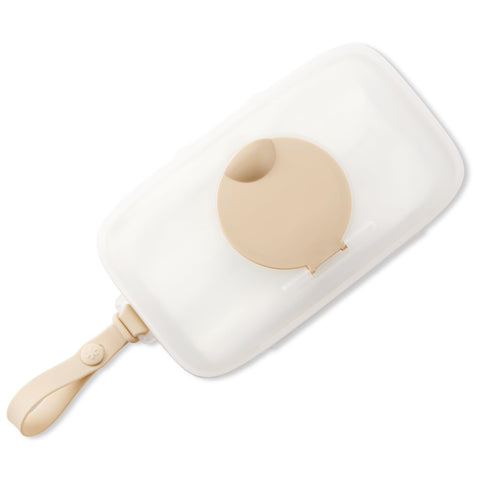 Skip Hop Grab & Go Snug Seal Wipes Case Oat Birth+ to 24M
