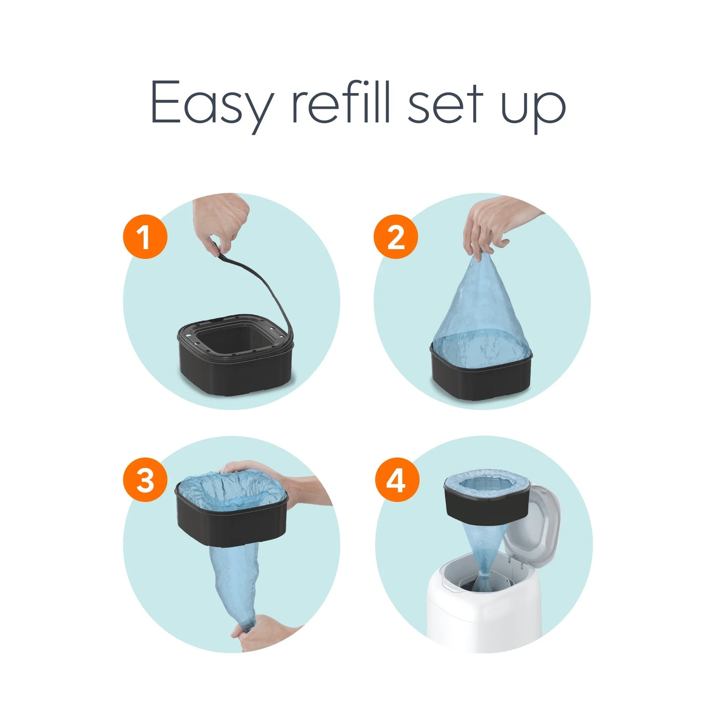 Diaper Genie Diaper Pails Refills Square refill