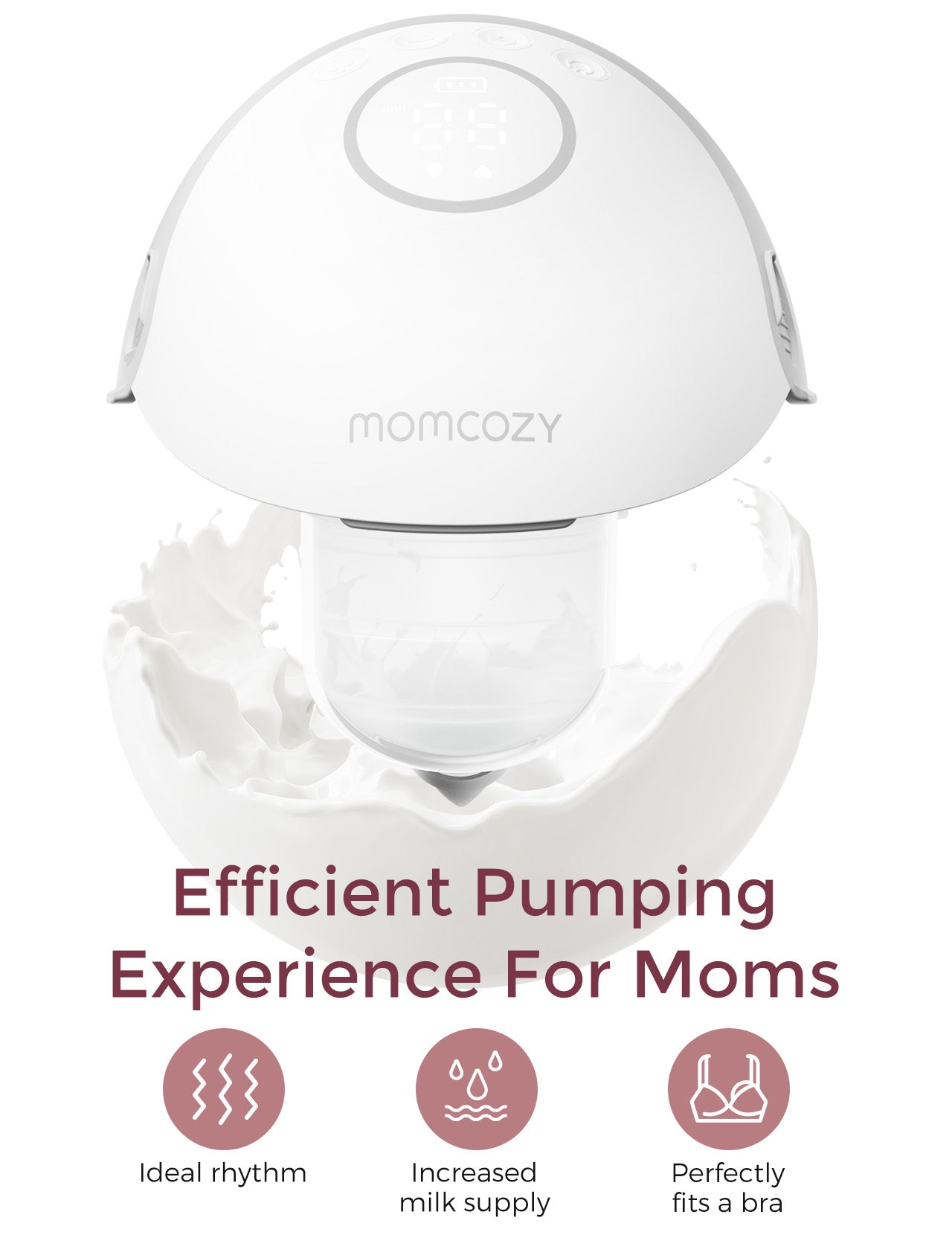 Momcozy Breast Pump M6 single Red