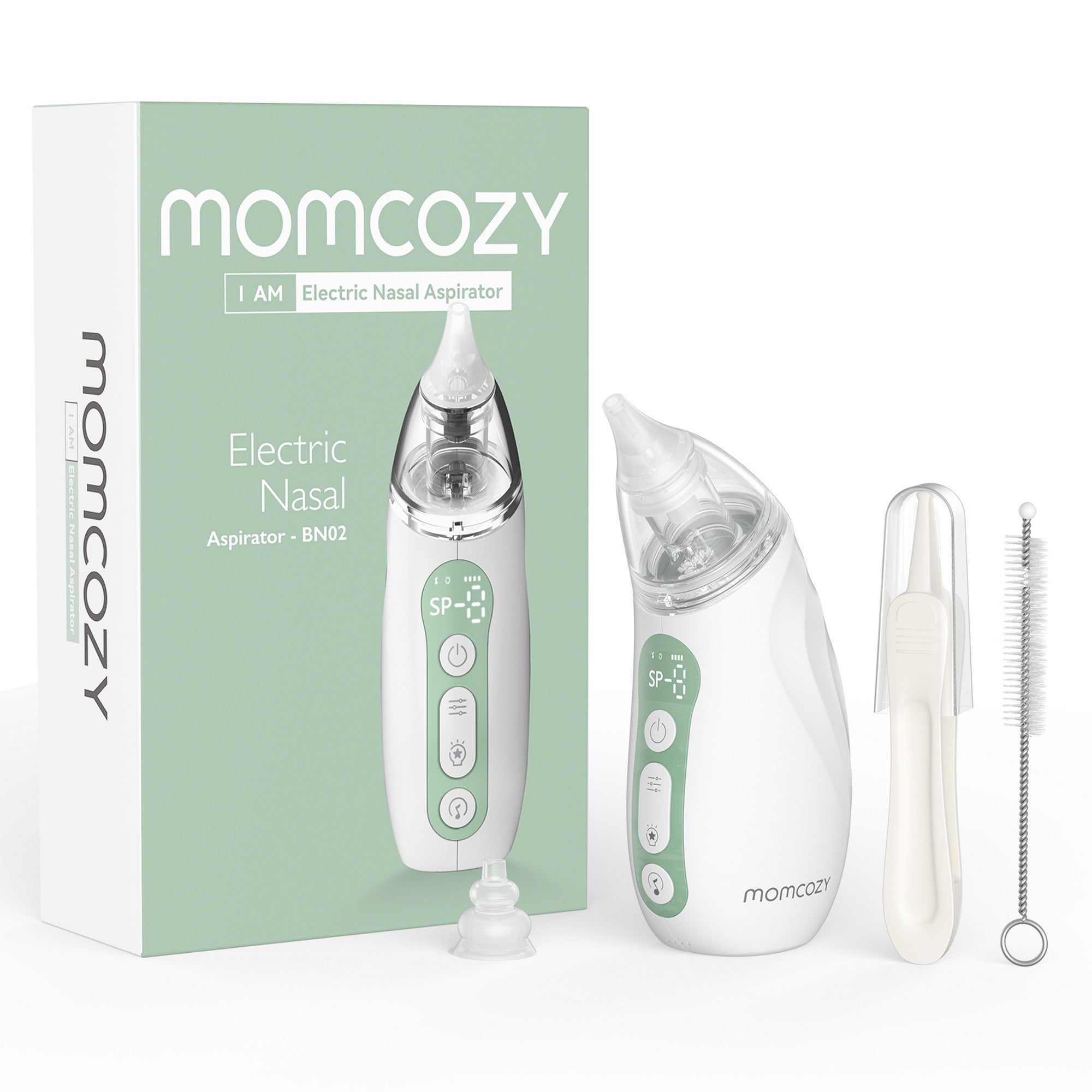 Momcozy Grooming Baby Neti pot White & Green – Babyluv.in