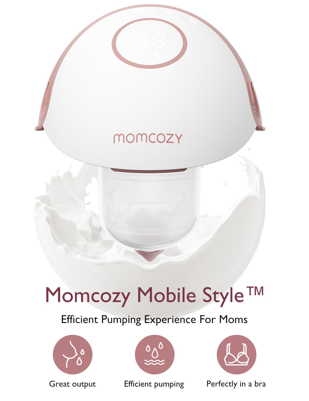 Momcozy Breast Pump M6 single Red