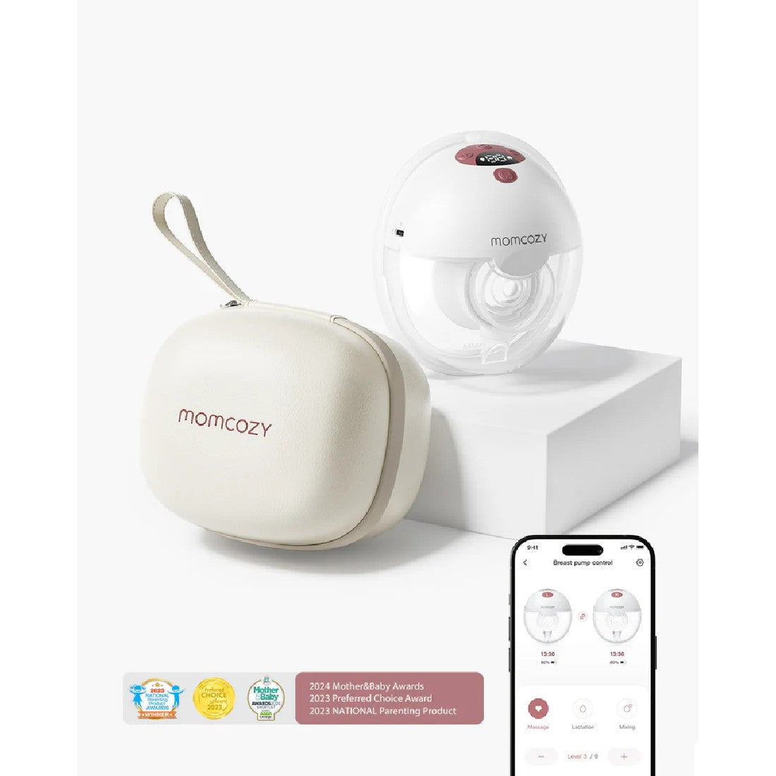 Momcozy Wearable Breast Pump M5 Smart Single Pack EU/UK
