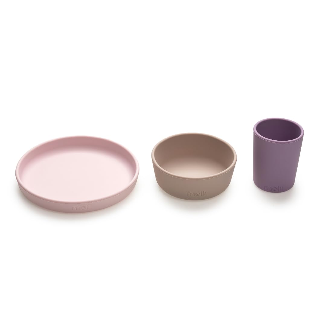 Melii 3 Piece Silicone Feeding Set - 6 to 36 Months
