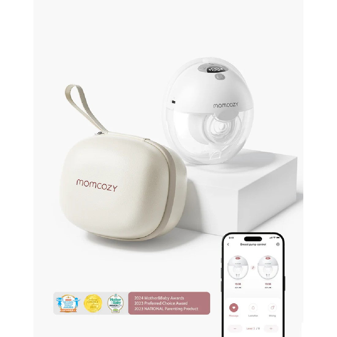 Momcozy Wearable Breast Pump M5 Smart Single Pack EU/UK