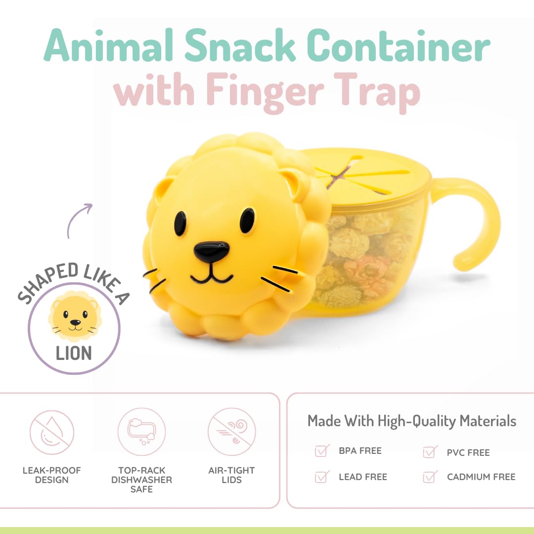 Melii Snack Container with Finger Trap 3 to 24 Months