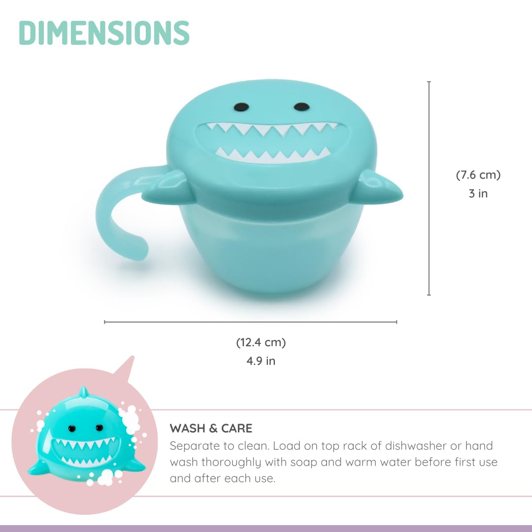 Melii Snack Container with Finger Trap 3 to 24 Months