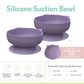 Melii Silicone Suction Bowl -  2-pack  Purple