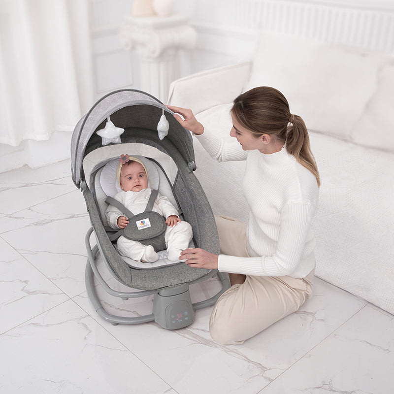 Mastela Deluxe 4in1 Swing &amp; Rocker Birth to 36M - Open Box