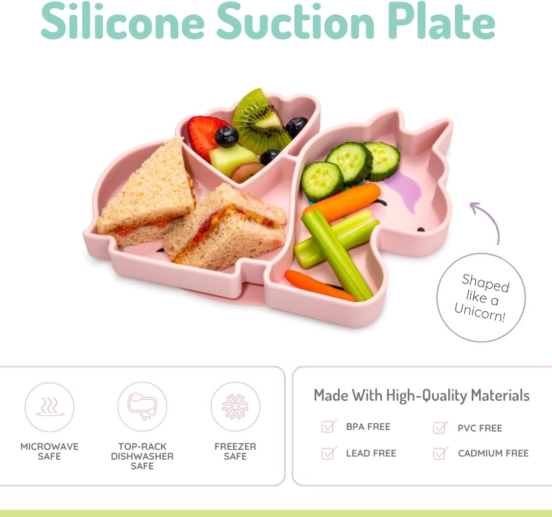 Melii Silicone Divided Plate - 6 to 24 Months