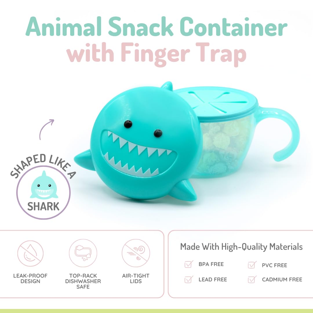 Melii Snack Container with Finger Trap 3 to 24 Months