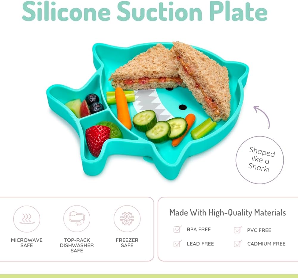Melii Silicone Divided Plate - 6 to 24 Months