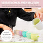 Melii Snap & Go Pods (6oz) - 4 piece set Multicolor ~ 3 to 24 Months- Open Box
