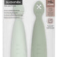 Suavinex Silicone Weaning Spoon Set with 2 Tips - Suavinex baby product