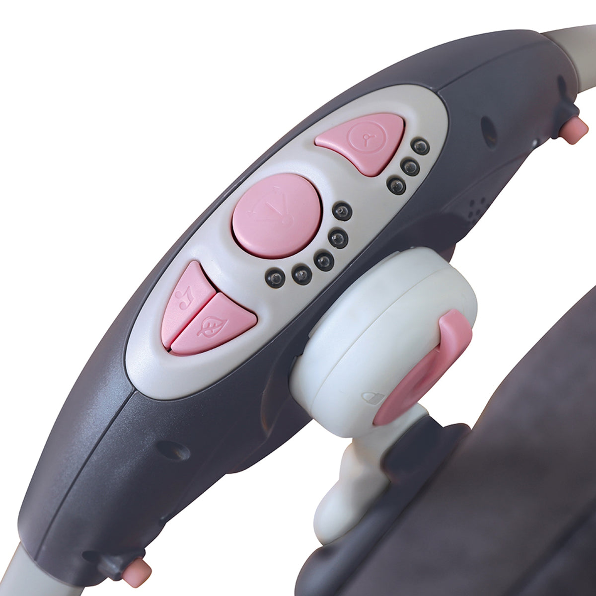 Mastela Deluxe Portable Swing - Fashion-Grey - Birth+ to 24months