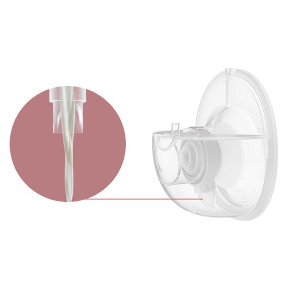 Momcozy Breastfeeding Access Silicone Diaphragm + Valve  for M5 Transparent