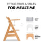Hauck Alpha+B Highchair Natural 6months to Adult - Distressed Box