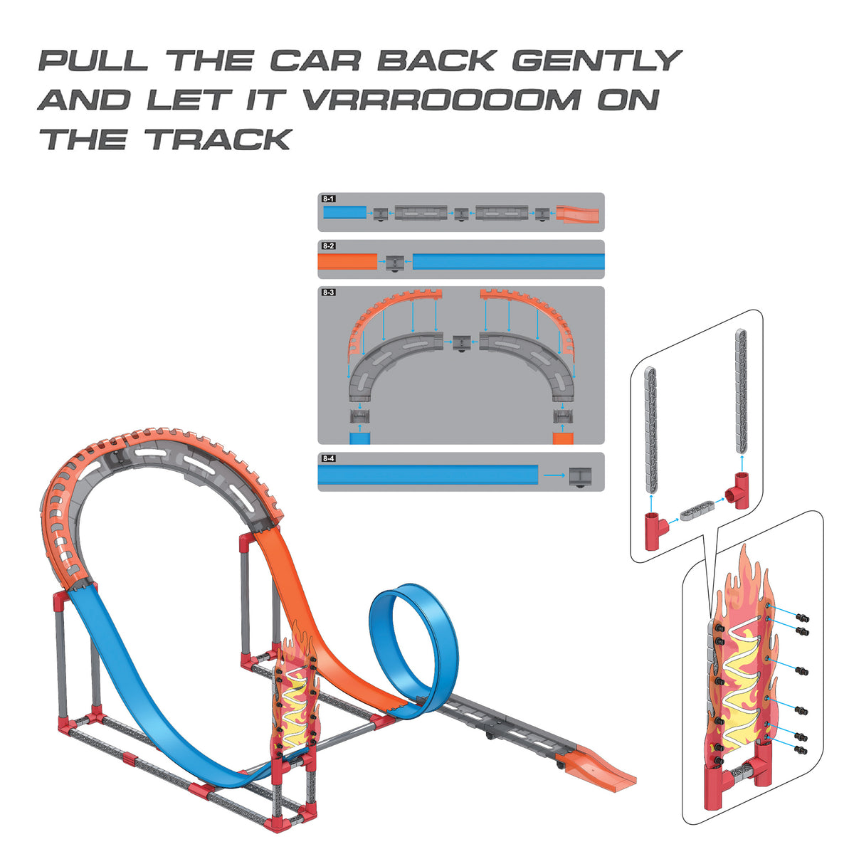 Playzu High Speed Pull Back -Rally 6+Years