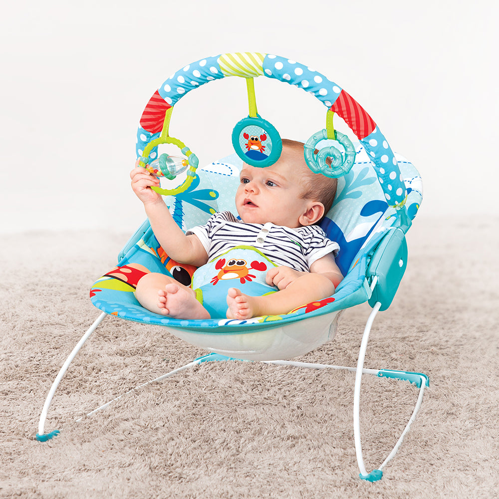 Mastela Music Vibrations Bouncer 3months to 12months - Open Box
