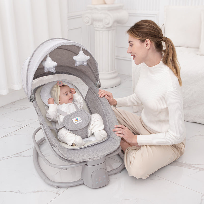 Mastela Deluxe 4in1 Swing & Rocker Birth to 36M - Open Box