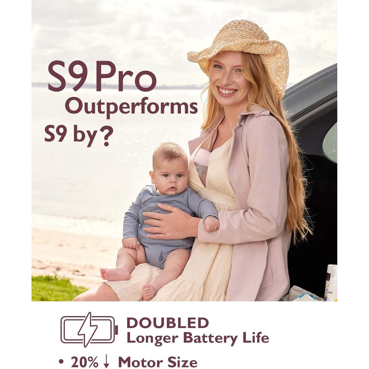 Momcozy Breast Pump S9 Pro Single Grey