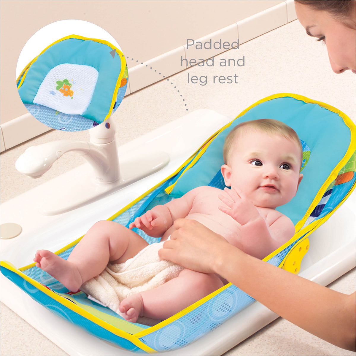 Mastela Deluxe Baby Bather - Birth  to 6M