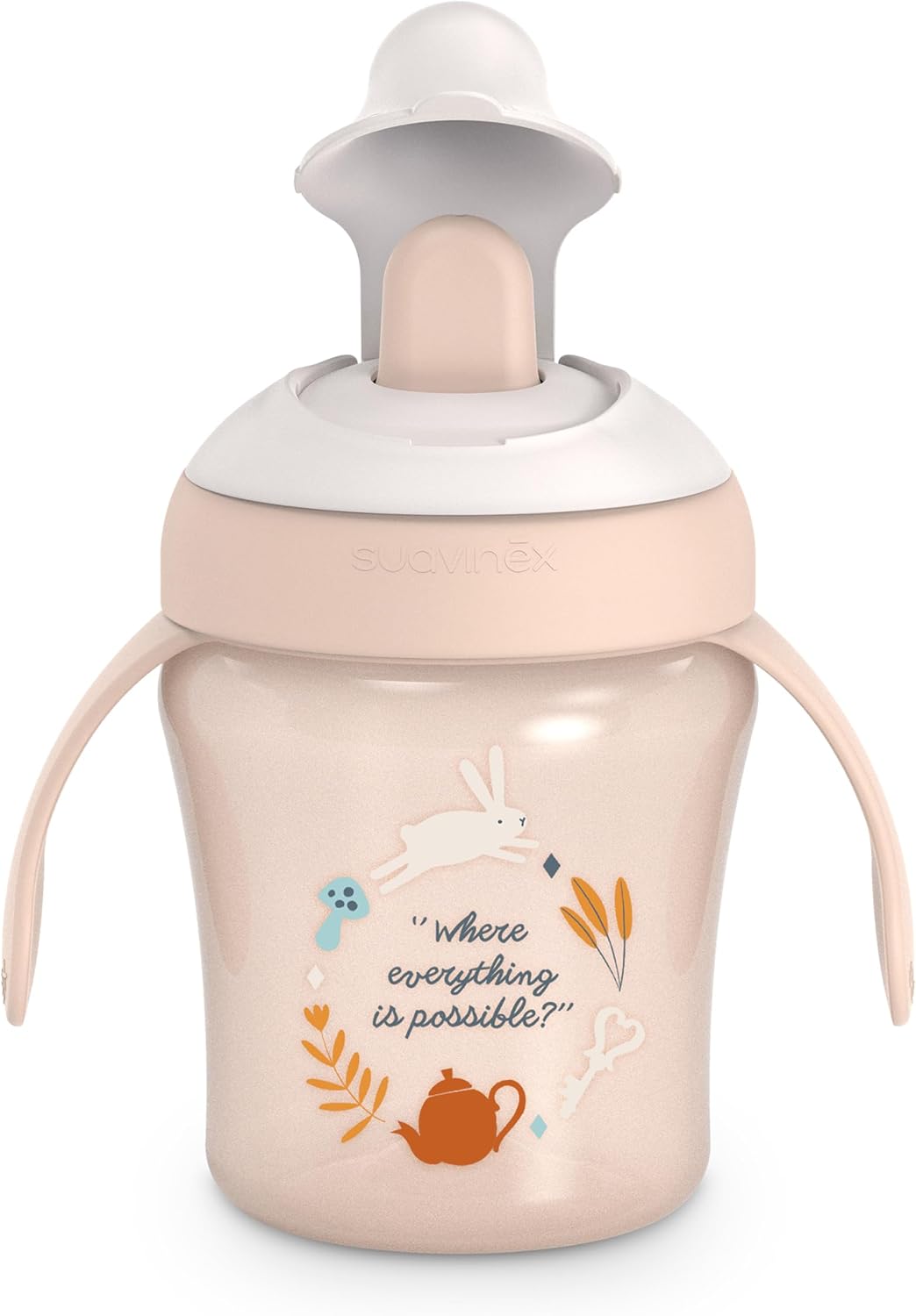 Suavinex Wonderland Learning Cup with Anti-Spill Spout & Removable Handles (6-18 Months) - Suavinex