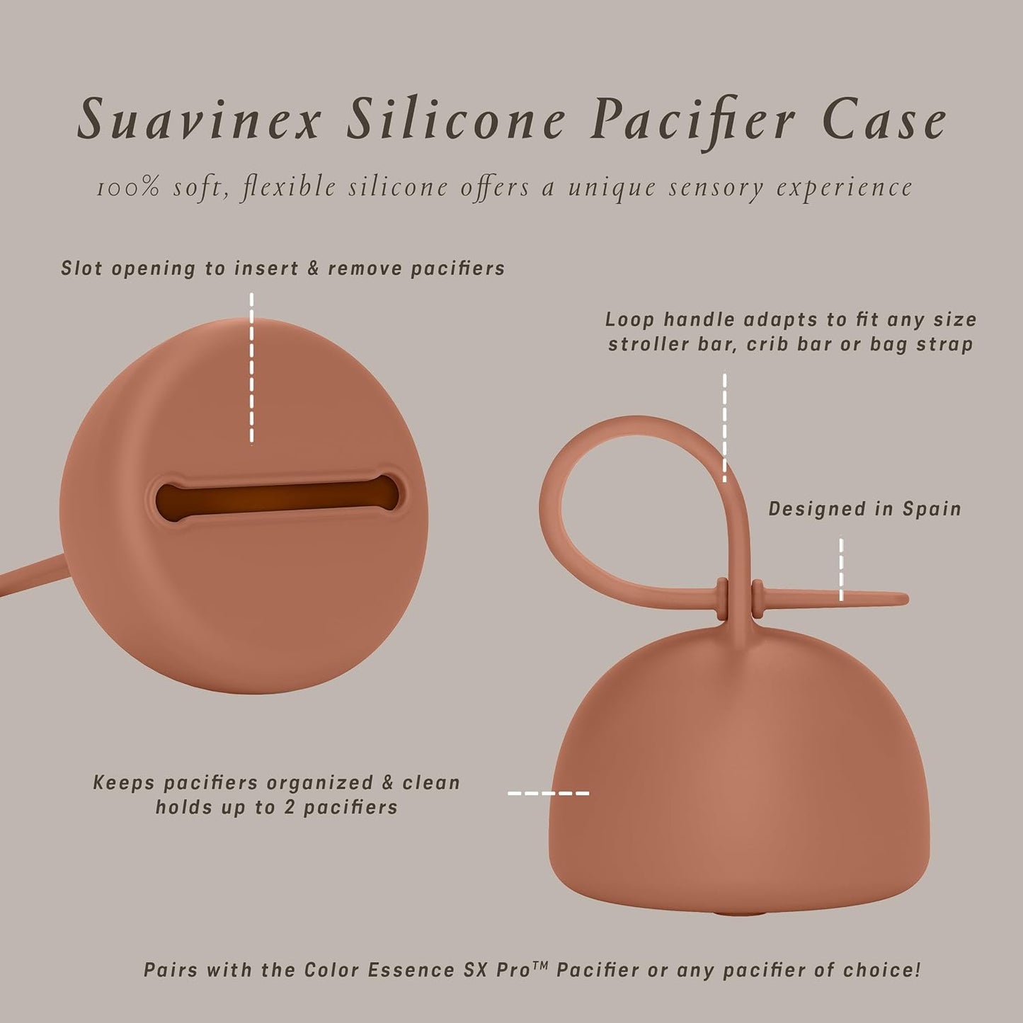 Suavinex Silicone Soother Holder / Case - Suavinex baby product