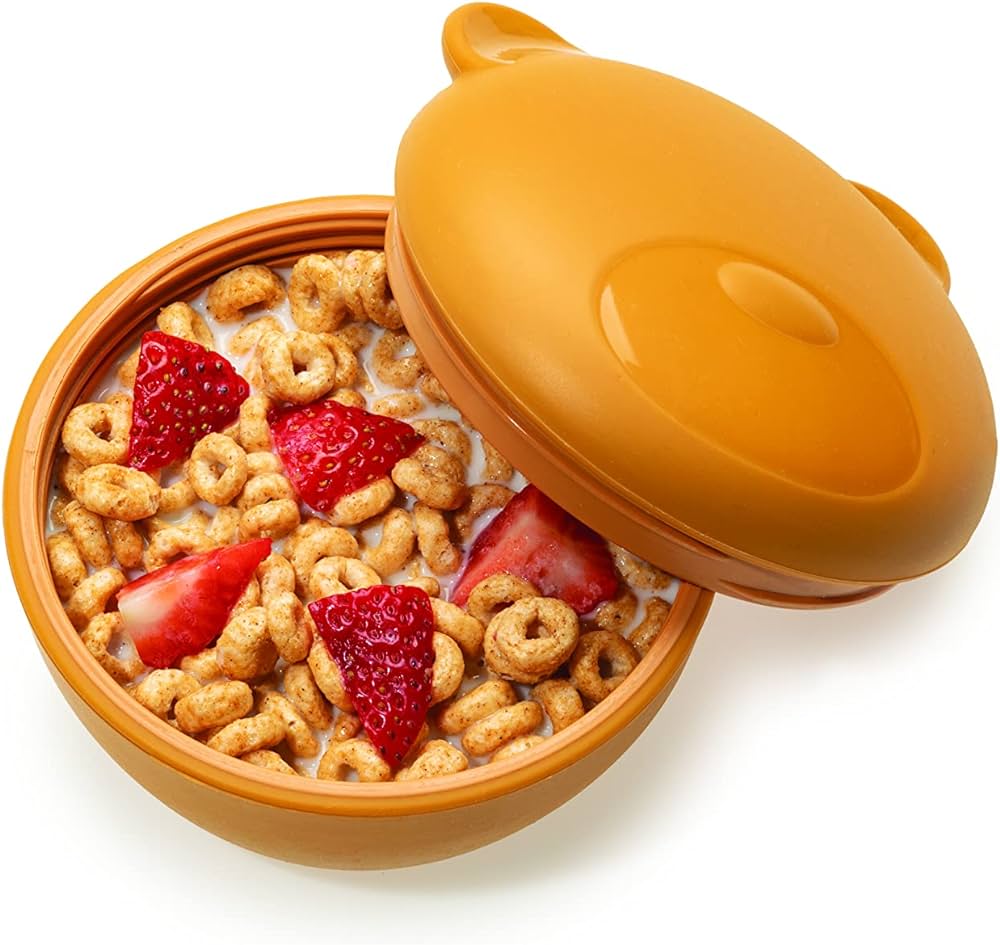 Melii Silicone Bowl with Lid &amp; Utensils - 12 to 36 Months