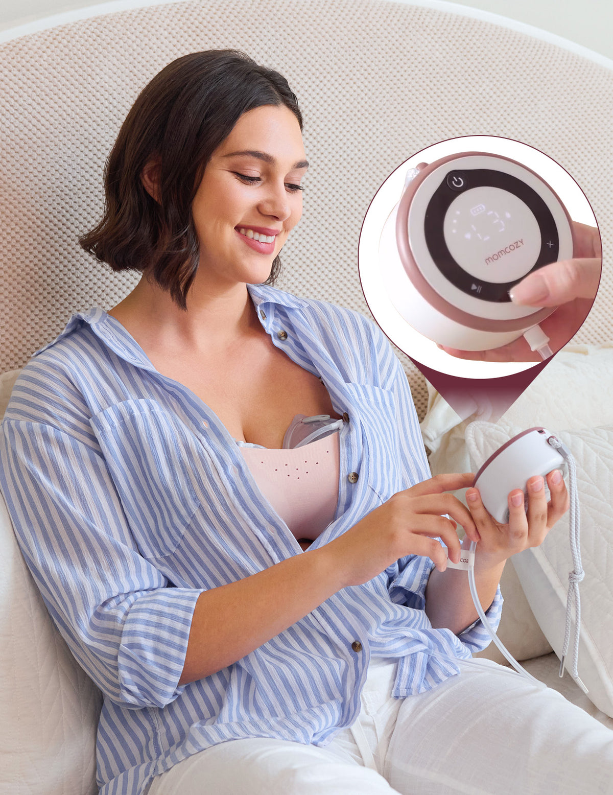 Momcozy Breast Pump V1 Pro Red