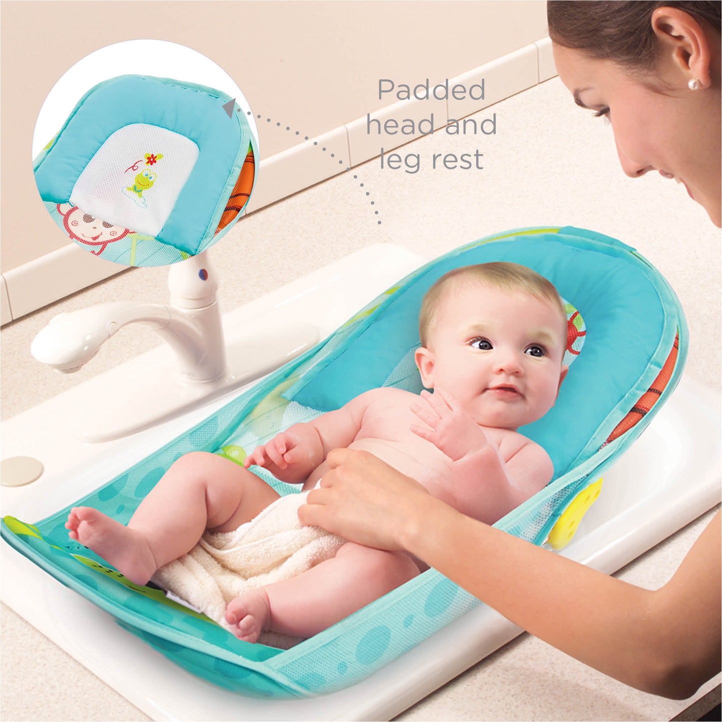Mastela Deluxe Baby Bather - Birth  to 6M