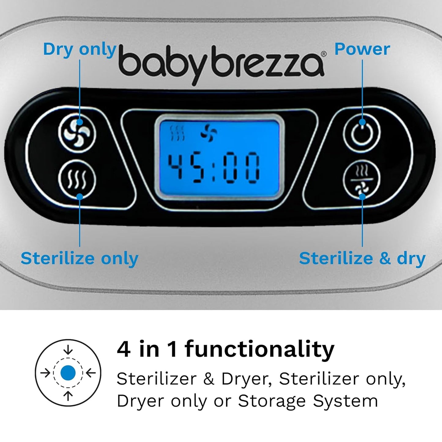 Baby Brezza One Step™ Baby Bottle Sterilizer and Dryer (Birth to 36 Months)