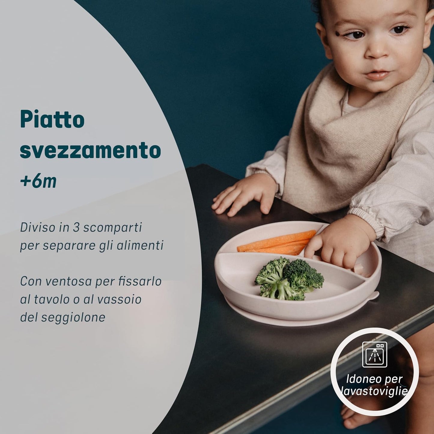 Suavinex Silicone Divided Suction Plate - Suavinex baby product