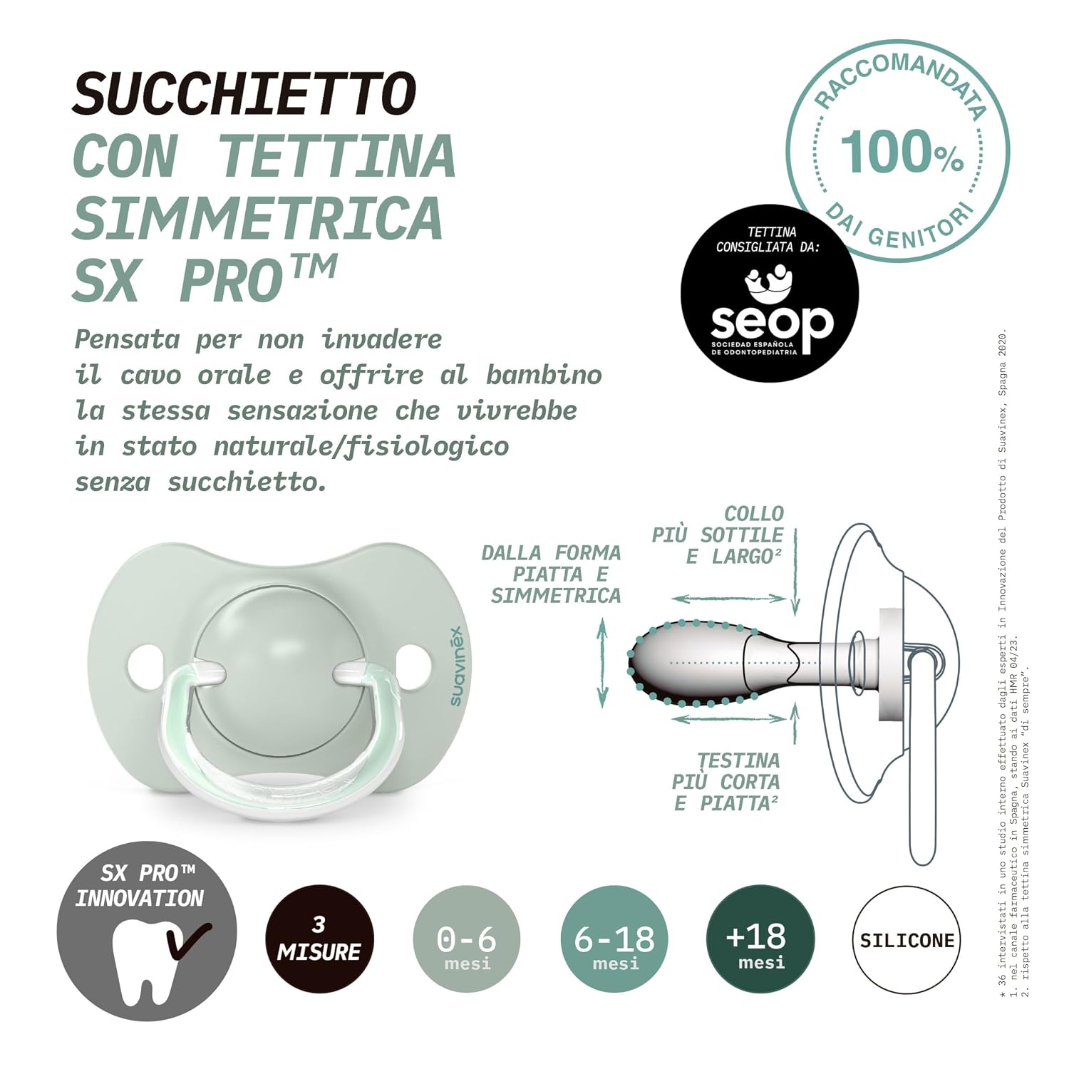Suavinex Physiological Soother with SX Pro Silicone Teat - Suavinex baby product