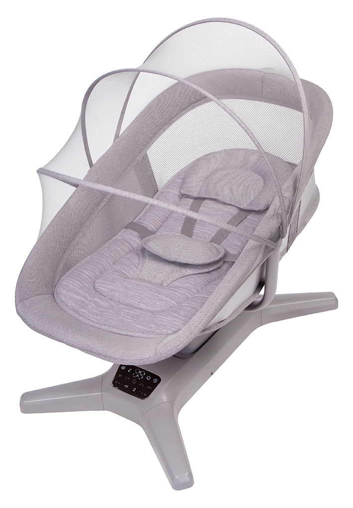 Mastela Swing X multi-motion baby cradle Lite Grey Birth to 36M - Open Box