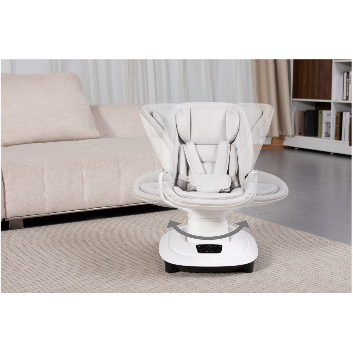 Mastela Deluxt Multi-Motion Baby Cradle Birth+ to 36M