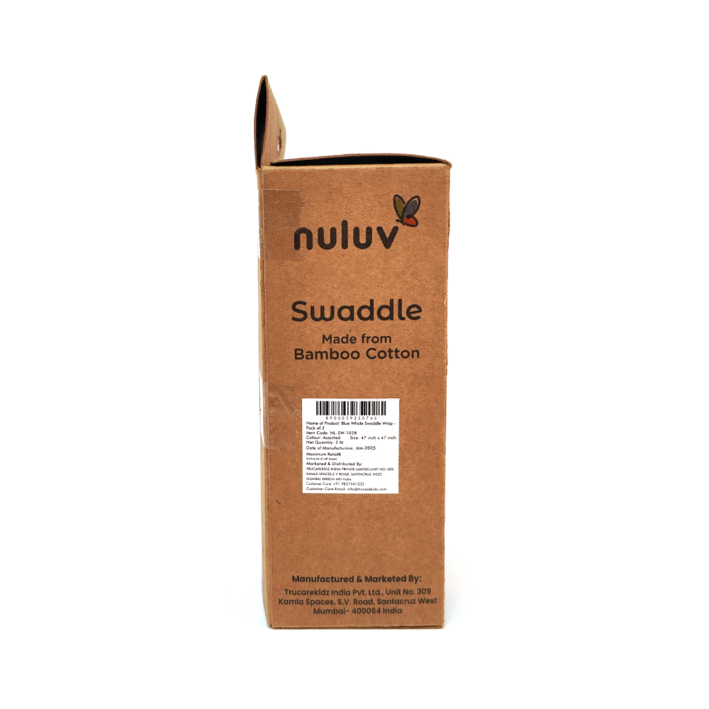 Nuluv Yellow Pineapple Swaddle Wrap (0 to 6 Months) White