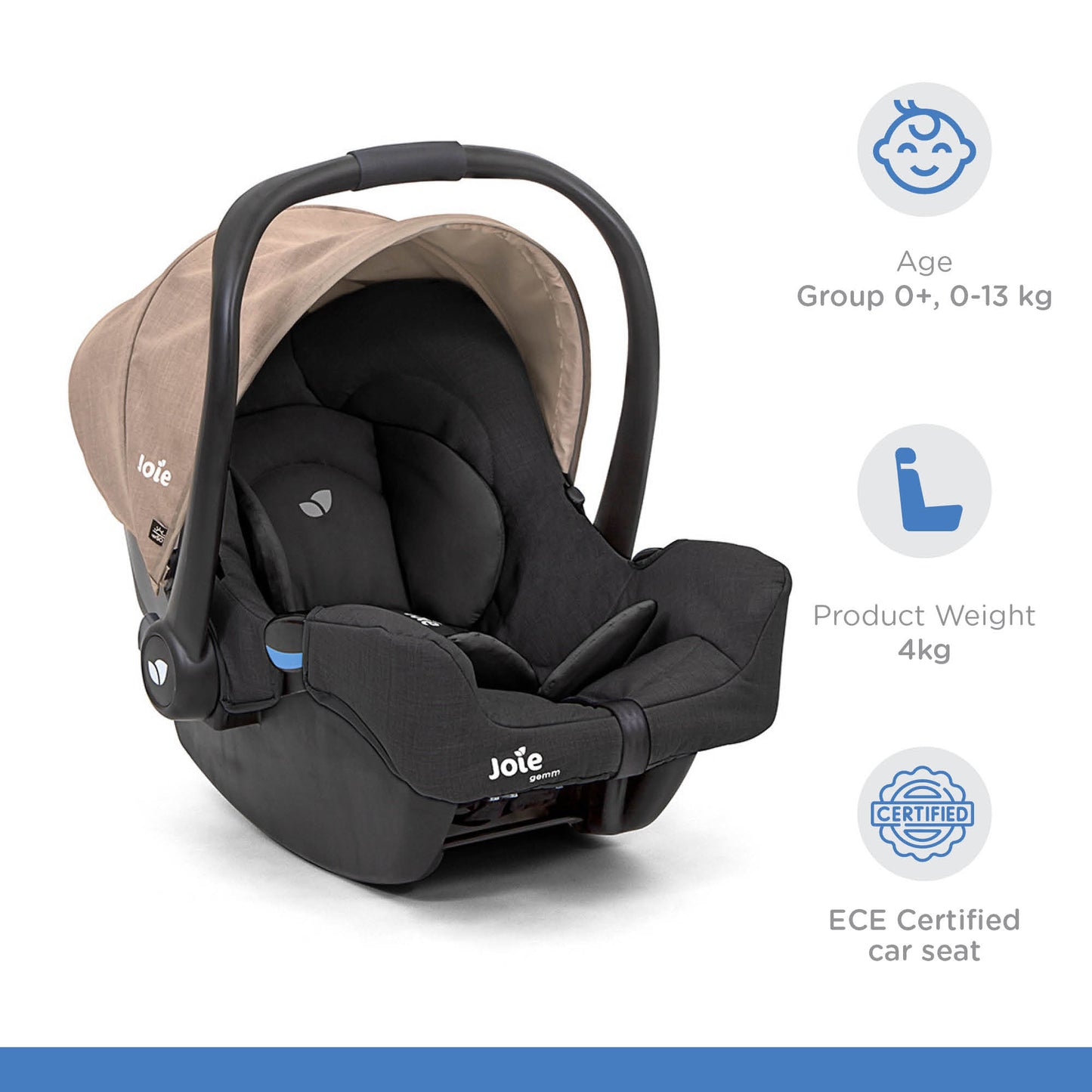 Joie Gemm Infant Carrier -Birth to 12months