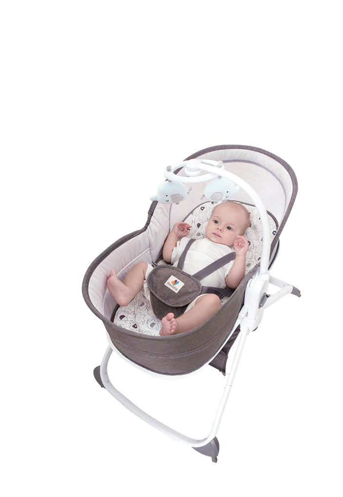 Mastela 6in1 Multi-Function Bassinet, Bouncer and Rocker-Birth to 36months - Toys4All.in