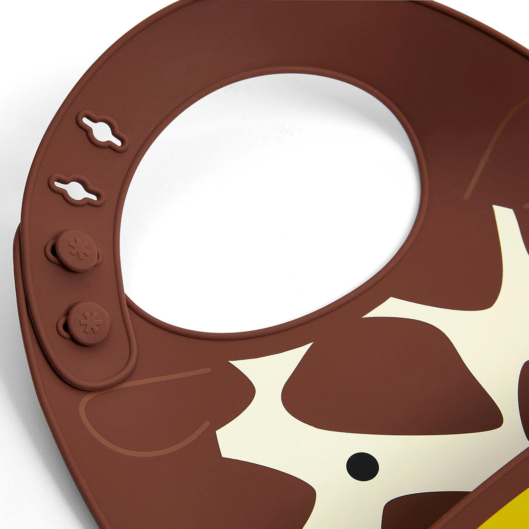 Skip Hop Zoo Fold &amp; Go Silicone Bib 6months to 36months