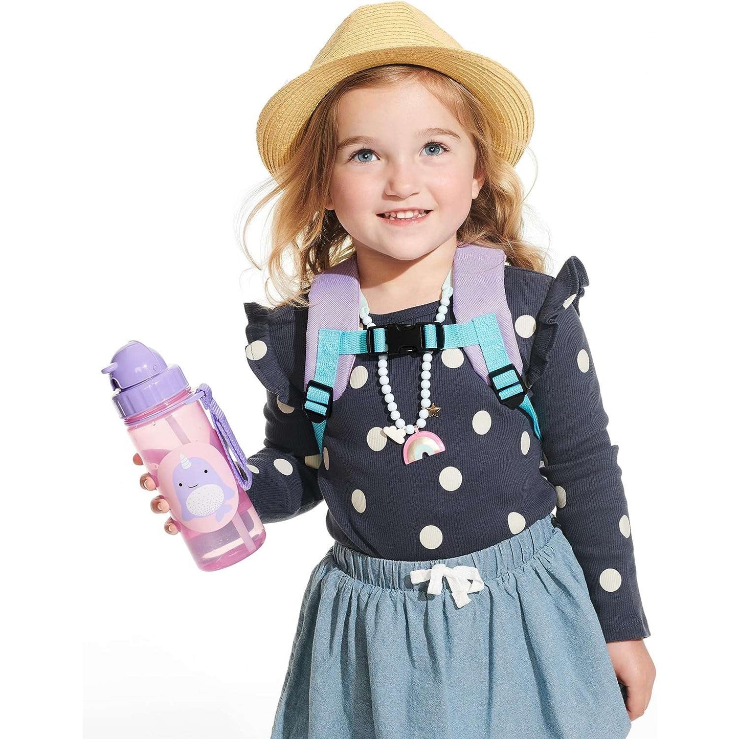 Skip Hop Sipper Zoo Straw Bottle PP (18 to 36 Months)