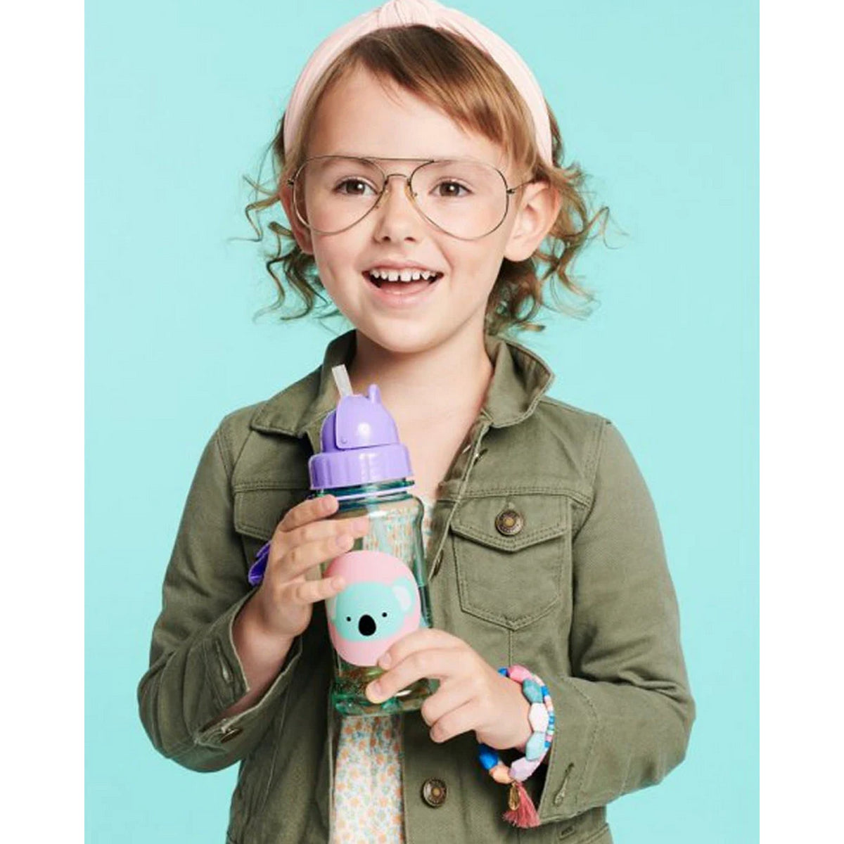 Skip Hop Sipper Zoo Straw Bottle PP (18 to 36 Months)