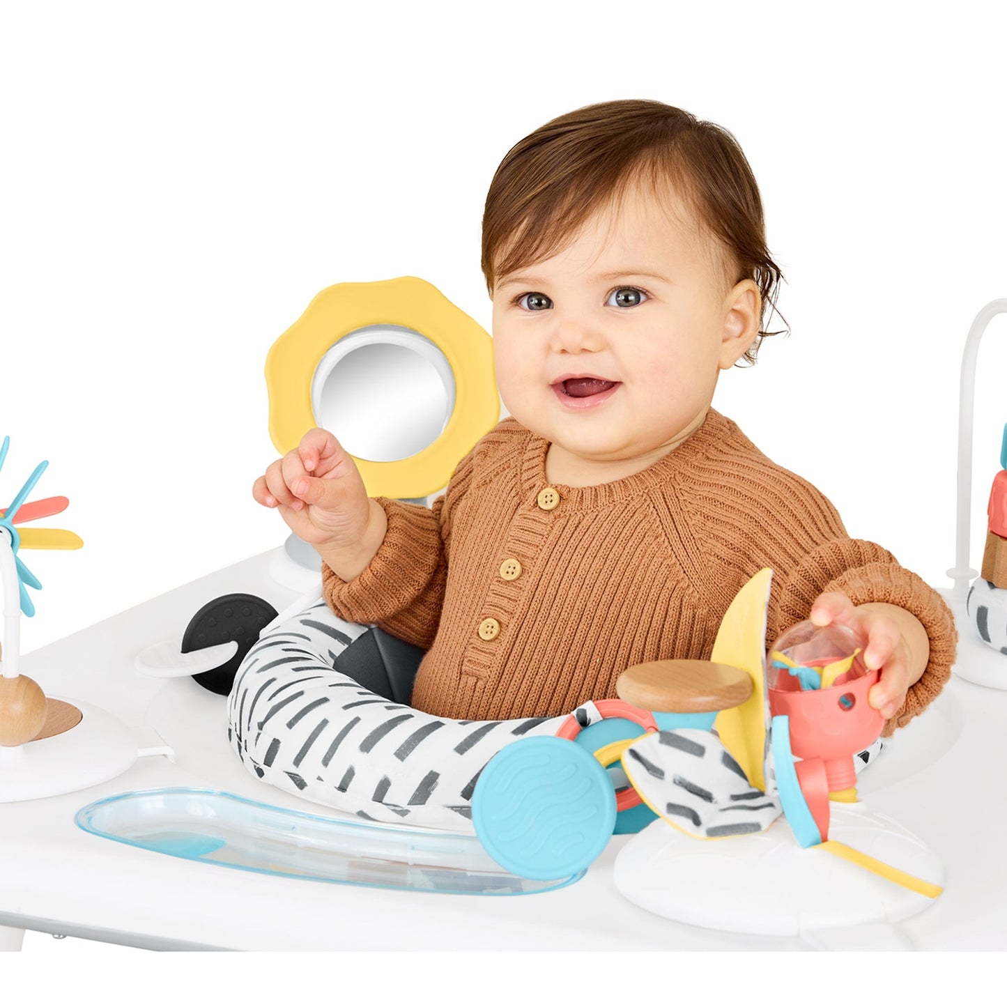 Skip Hop Discoverosity Montessori-Inspired 3-Stage Activity Center & Play Table White 4M to 48M