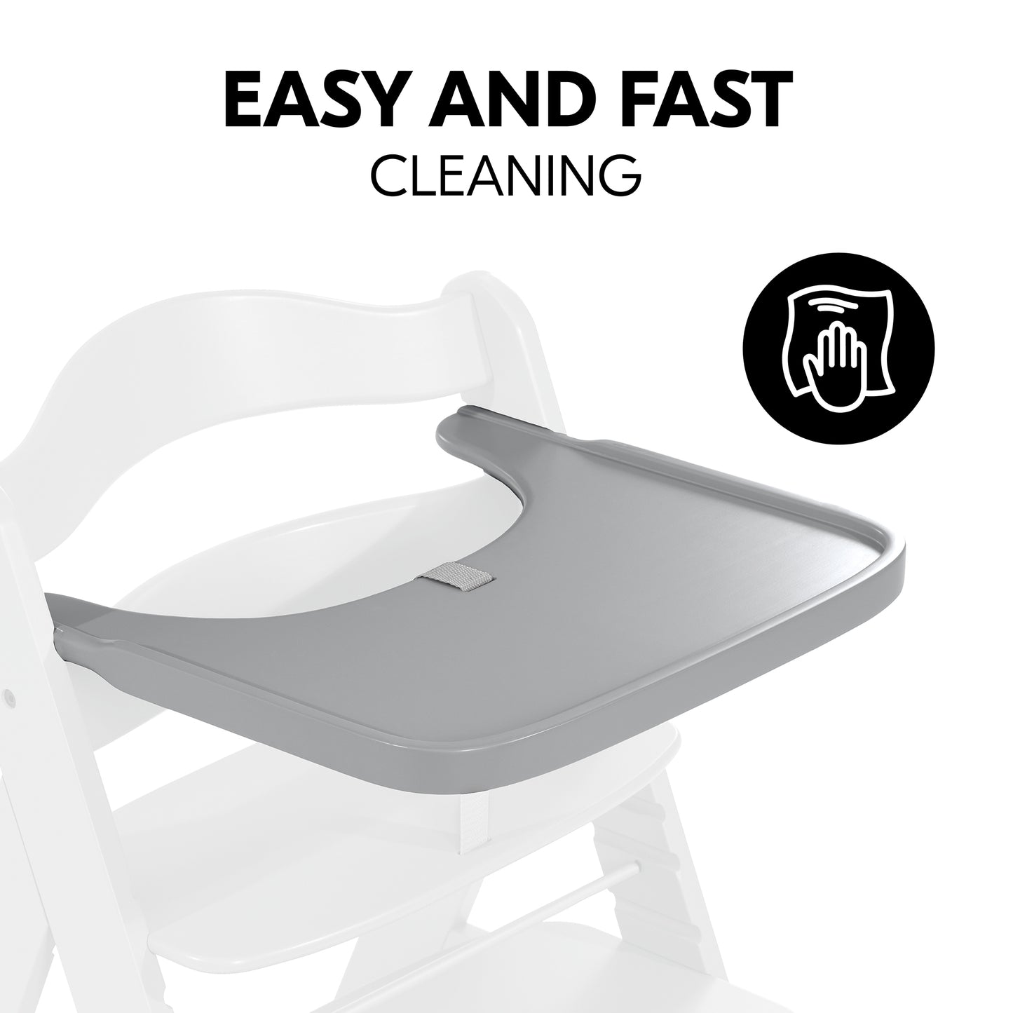 Hauck Alpha Wooden Tray T&G Accessories 6M to 36M