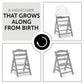 Hauck Alpha+B Highchair Natural 6months to Adult - Distressed Box