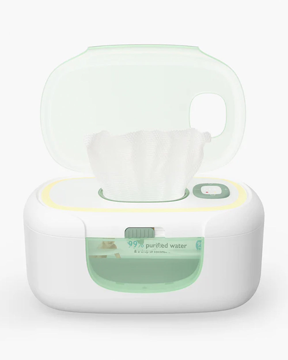 Momcozy Large Capacity Baby Wipe Warmer with 3 Level Night Light & 4 Temperature Settings - White - image 1