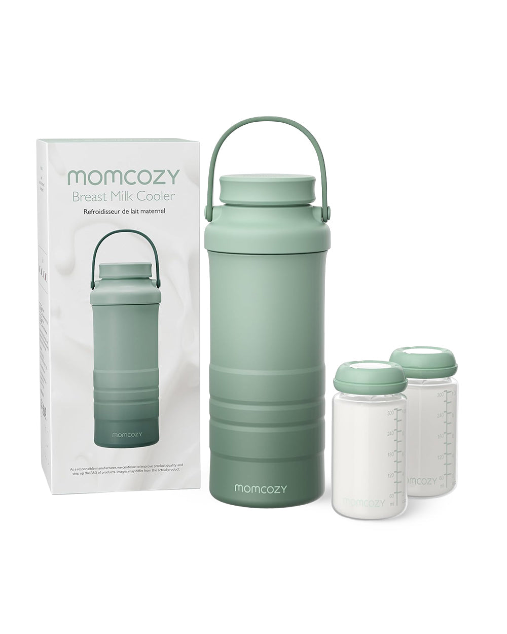Momcozy Portable Baby Bottle Cooler - 24 Hour Ice-Free Cooling, 22oz with 2 Storage Bottles - image 27